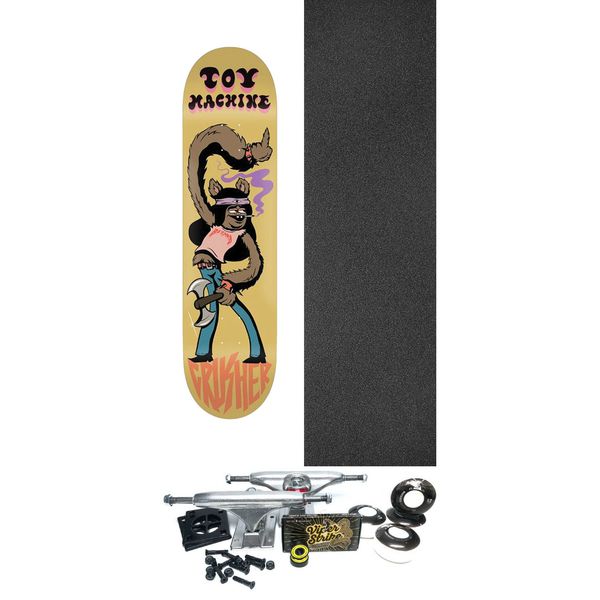 Toy Machine Skateboards Axel Cruysberghs Stevie Gee Skateboard Deck - 8.5" x 31.88" - Complete Skateboard Bundle
